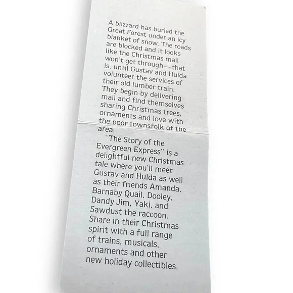 Set 10 The Evergreen Express Roman 1986 Porcelain Christmas Ornaments - Picture 7 of 8